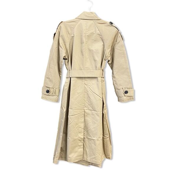 NWT Lovers and Friends Rachel Ridley Trench Coat Beige khaki belted Revolve M - Picture 8 of 13